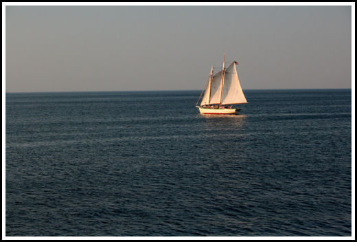 Sunset Sail, Off Cape Ann, Massachusetts
